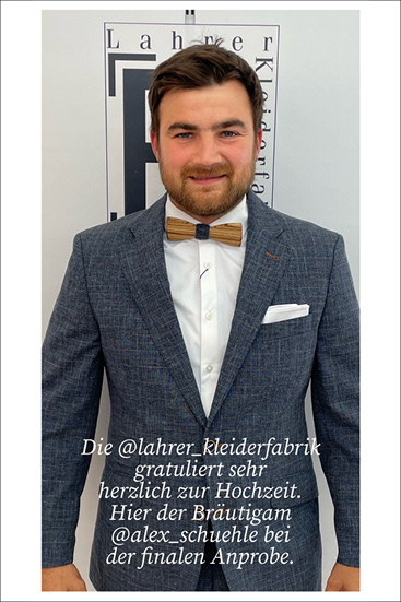 Hochzeitsdankeskarte Alex Schühle